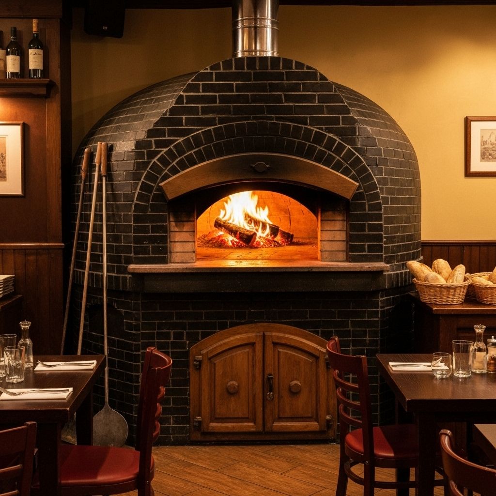 Horno tradicional de pizza